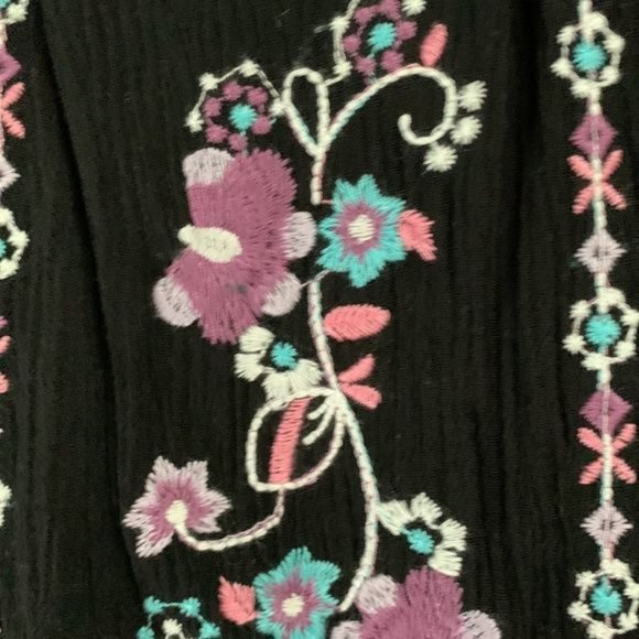 love,fire Rayon Embroidered Dress Size L - Picture 7 of 7